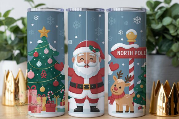 Christmas Holiday Scene 20oz Tumbler