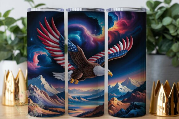 Cosmic Eagle Mountain 20oz Tumbler Wrap