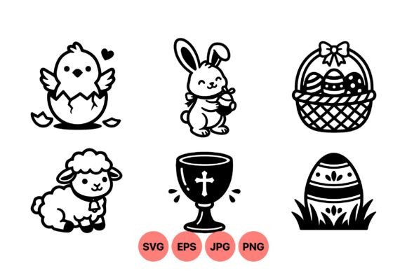 Cute Easter Animal Svg Pack