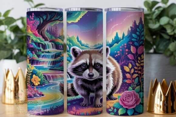 Enchanted Raccoon Fantasy 20oz Tumbler