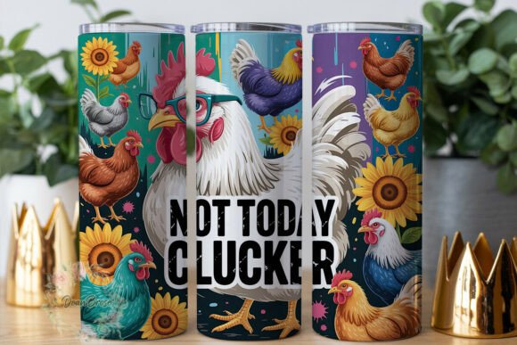 Funny Chicken Farm 20oz Tumbler Wrap