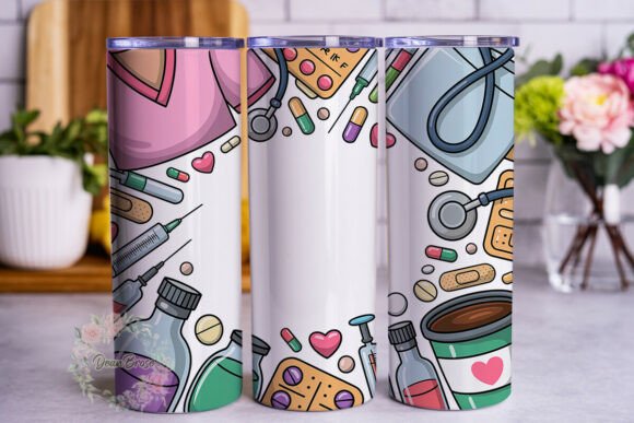 Nurse Life Medical 20oz Tumbler Wrap