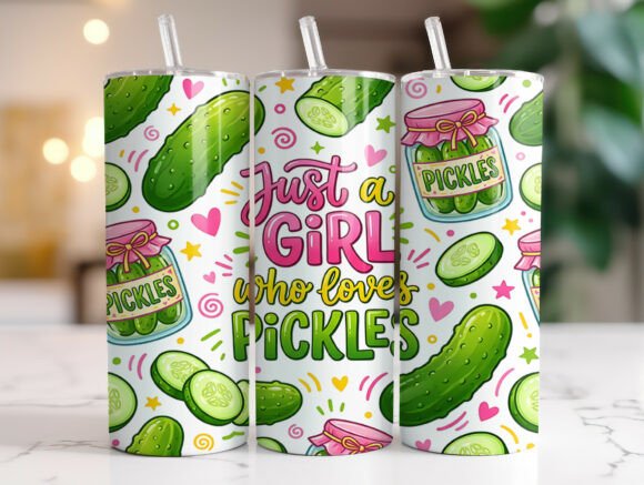 Pickle Lover Tumbler Wrap Sublimation